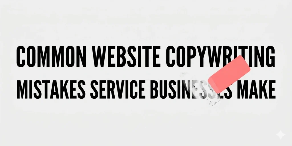 Common Website Copywriting Mistakes Service Businesses Make